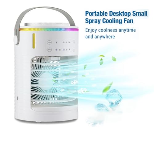 Ventilateur de climatisation USB à 3 vitesses avec batterie rechargeable - 7