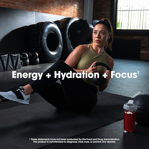Image of Optimum Nutrition Amino Energy Powder Plus Focus, with BCAA, Electrolytes, and Caffeine, Fruit Punch, 30 Servings (Packaging May Vary)