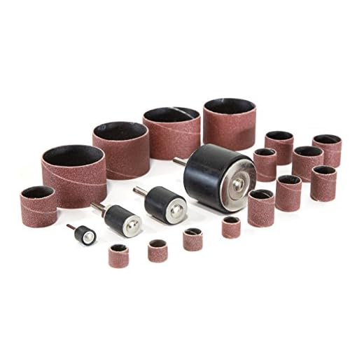WEN DS164 20-Piece Sanding Drum Kit for Drill Presses and Power Drills