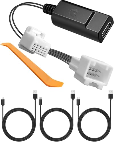 Dashcam Power Adapter (10 pin Type B) Fits for Toyota Lexus Subaru, Compatible with Select Models with Auto Dimming Rearview Mirror