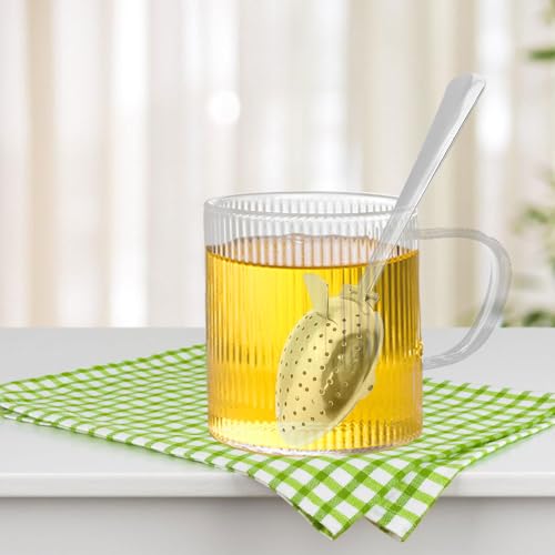 2PCS Long Handle Tea Infusers – 304 Stainless Steel Spoon Shape Strainers with Fine Holes for Teapots, Mugs & Cups - Image 7