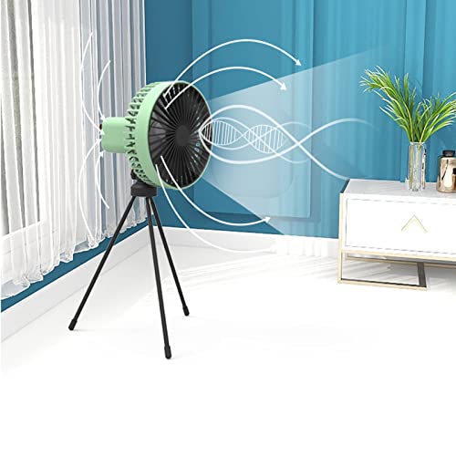 Ventilateur de table silencieux à 3 vitesses avec batterie intégrée