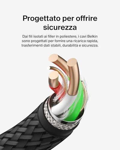Belkin Boostcharge - Usb-Kabel - 24 Pin USB-C (M) - 6