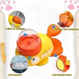 PKKP Entenform Interaktive Futterspender, 2 in 1 Slow Feeder Hund Intelligenzspielzeug, Haustier Futterspender für Hunde, Reduziert Blähungen und Beugt Schluckbeschwerden vor (Ente)