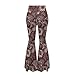 Hdjxbdhsv Ethnic Paisley Floral Yoga Pants for Women High Waisted Bootcut Yoga Leggings Stretchy Casual Workout Pants Fashion Soft Suitable for Gym Exercise Travel Everyday