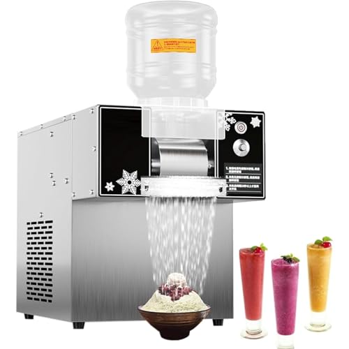 ZMJGLL Máquina de Afeitar de Hielo de Nieve Europa Máquina de Hielo de Copos de Nieve Máquina de bingsu de Corea Máquina de Afeitar de Hielo de Copos de Nieve (120KG)