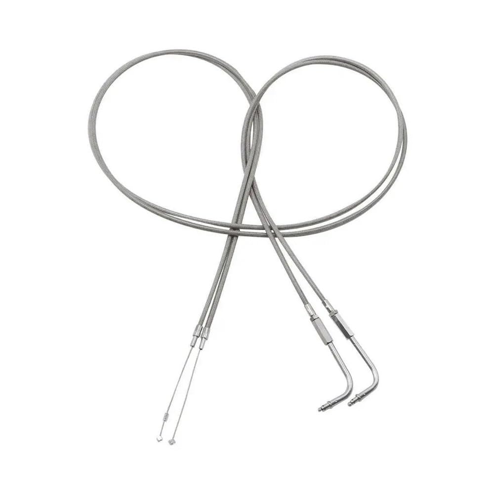 Línea Embrague Freno Para Road Para King Para Dyna Para Softail Para FXST Para FLST Para FXD 1996-2010 Para FLT 1996-2007 Para FLH 1996-2007 160cm 63'' Cable Acelerador Latiguillo Freno Moto