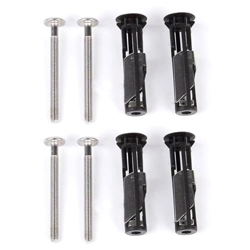 MUU Vis et boulons universels pour siège de toilette, fixation rapide de la charnière supérieure, facile à installer - Kit de pièces de rechange pour siège de toilette (2 pièces) (Screws-JS4(T)) – vue 4