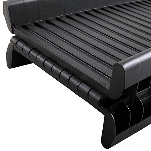 Sardoxx Portable Folding Pet Climbing Ladder, Straight And Inclined Dog Ramp, Suitable For Large Dog Suv, Truck Ramp, Swimming Pool Boat, Non-Slip Design Black, 61" #TOP4
