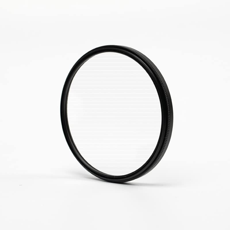 Yellow Blue Streak Lens Filter Special Effects Anamorphic Optical Glass 77/82mm Flare Star Filters Camera (Colore : Chiaro, Taglia : 82mm)
