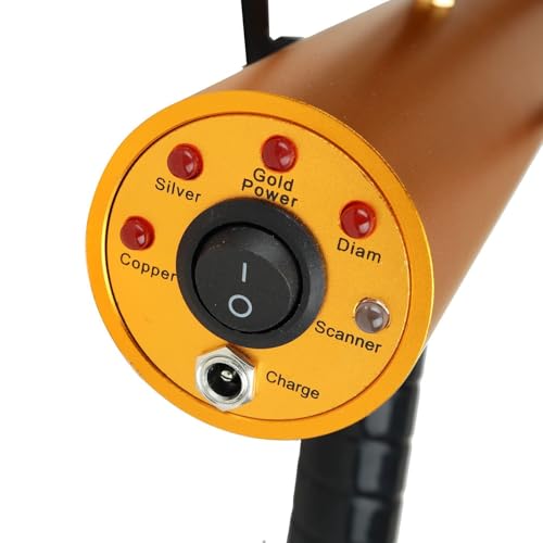 Détecteur de métaux souterrain de 25m avec scanner rechargeable bleu - 4