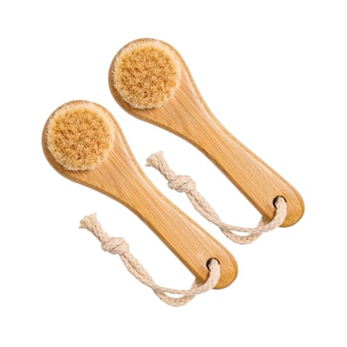 Mobestech 2 piezas de Caballo con Mango Ergonómico para Limpieza y Masaje para Mujeres