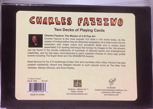 Fazzino A Taste of Texas Dos Barajas de Naipes miniatura 2
