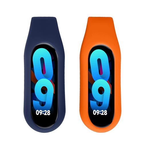 kwmobile Clip Halter kompatibel mit Xiaomi Mi Band 10/9 / 8 - Silikon Fitnesstracker Halterung - ohne Tracker