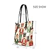 Loancwa Women's Tote Bag,Nutcracker Pattern & PU Leather Handbag, 30x9x28cm, Large Capacity with Multiple Pockets for Daily Use, Work, Travel #2
