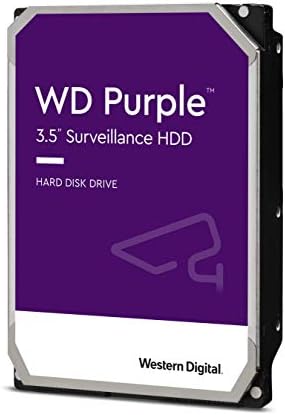 Western Digital 3TB WD Purple Surveillance Internal Hard Drive HDD - SATA 6 Gb/s, 64 MB Cache, 3.5" - WD30PURZ