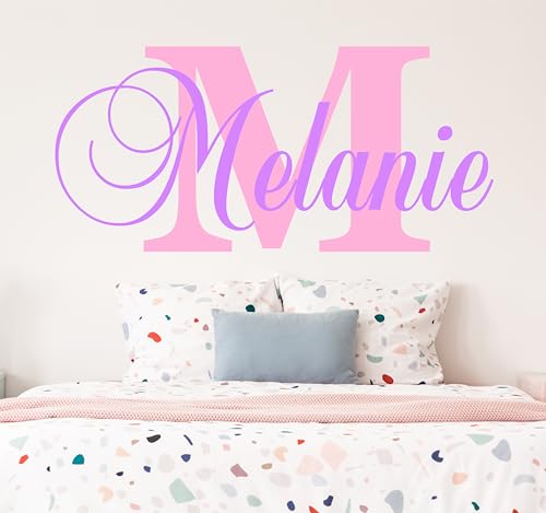 Vinilo decorativo personalizado con nombre para pared miniatura 5