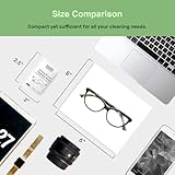 SolWst Optix Lens Cleaning Wipes - 300 Pre-Moistened, Individually Wrapped Wipes for Eyeglasses, Camera Lenses, Tablets, Phones, Computer Screens, and Other Surfaces - Image 4