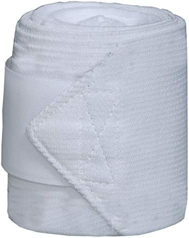 Horse Bandage/Leg pad Bandage Fleece/Elastic 4 - P Bandage Fleece/Elastic 4 - p White 10 cm x 3 m 580 365