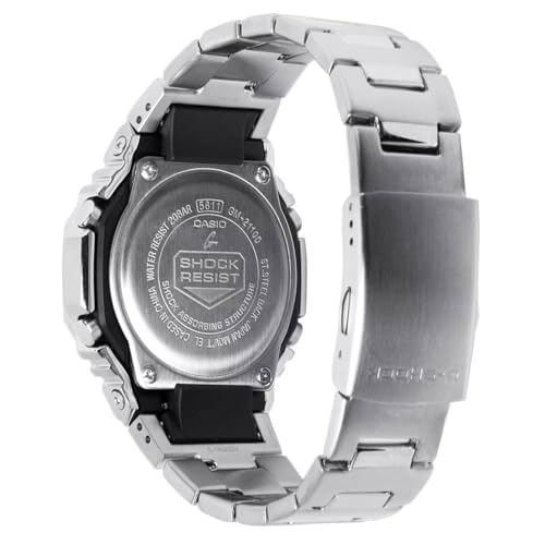 Image of G-Shock Casio G-Steel GM2110D Analog-Digital Navy Blue Dial Stainless Steel Watch 43mm - GM2110D-2B