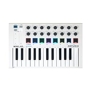 Arturia MiniLab MkII – toetsenbord met 25 controller. Speciale promotie voor beperkte tijd. Inclusief Mini V, Stage 73 V…