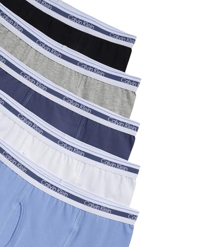 Image of Calvin Klein Kids Boys' Modern Cotton Boxer Brief Underwear 5-Pack