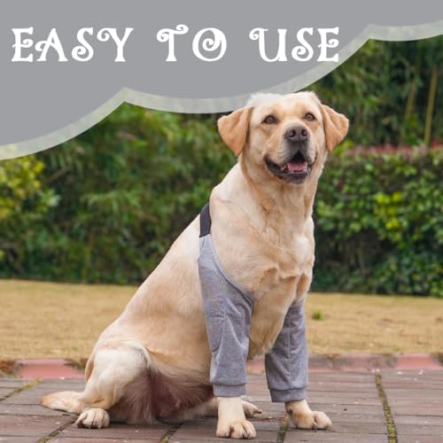 Hundebeinschutz, Ellenbogenbandage Hund, Ellenbogenschutz für Hunde, Hund Recovery Sleeve für Vorderbeine, Ellenbogenbandage Ellbogenschoner für Kleine, Mittelgroße und Große Hunde