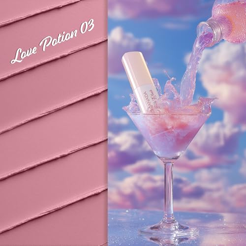 Image of FACES CANADA Cloud Love Liquid Blush - Love Potion 03, 5ml | Soft Rosy Look | Long Lasting | Blends Easily | Blurred Matte Effect | Lightweight | Natural Tint | Cushion Applicator | Niacinamide Infused