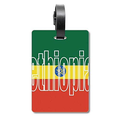 Étiquette de sac bagages drapeau Éthiopie accessoire valise avion