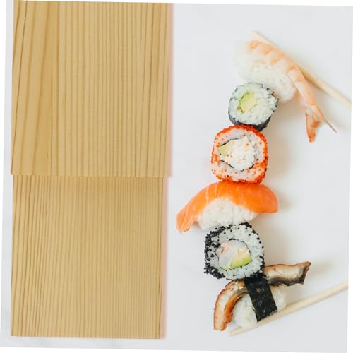 Plato de almacenamiento de sushi de madera creativa miniatura 5