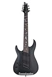 Schecter Damien-7 Multiscale Left-handed 7-string Electric Guitar - Satin Black