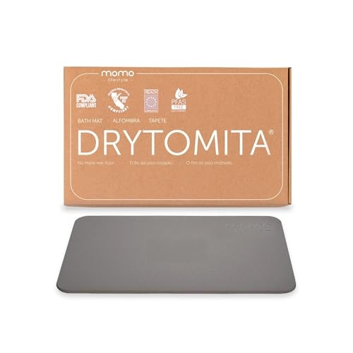 Momo Lifestyle Tapete para Banheiro de Terra Diatomácea Drytomita, Seca Rápido...