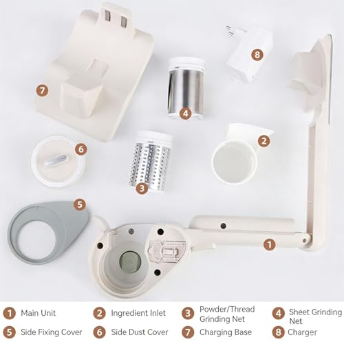 Rallador Eléctrico de Queso VitalisWorks Recargable miniatura 7