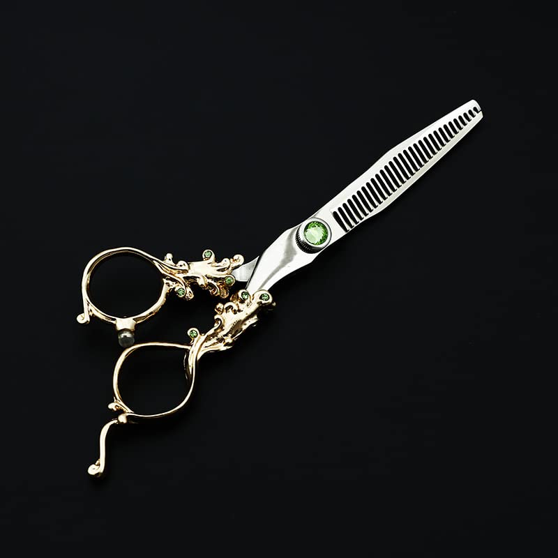 Ciseaux De Coiffure, 6 Pouces, Acier Inoxydable 440C Japonais, Style Européen, Motif Damas, Ciseaux De Coiffure pour Coiffeur
