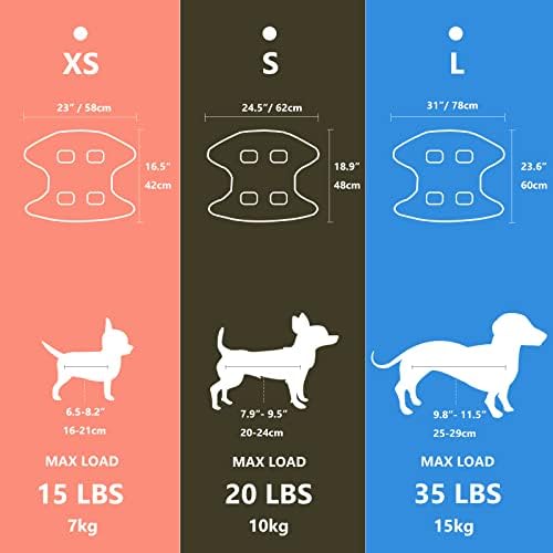 DaizySight Pet Grooming Hammock Supplies Kit for Cats, Small Puppies and Mini Dogs - Size: XS, Hanging Sling for Nail Trimming Cutting