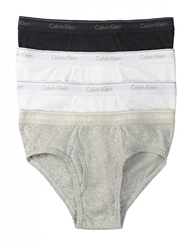 Calvin Klein Men's Underwear Cotton Multipack Low Rise Briefs, Multi, Medium