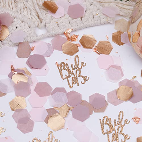 Bridal Shower Table Decorations, Bride To Be Confetti, Boho Bridal Shower, Wedding Shower Decor, 540 Pieces(Pink And Copper, Bride To Be) #TOP1
