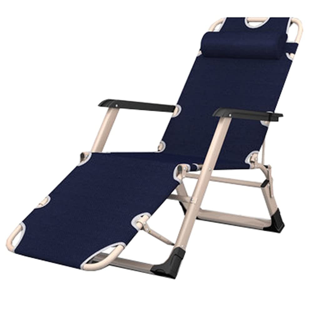 Sedia a gravità Zero di Grandi Dimensioni XL Reclinate Reclinate Piegatura Imbottita con poggiatesta Regolabile per Cantiere Esterno a Bordo Piscina Extra Largo Chaise longo