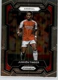 2023-24 Panini Prizm Premier League #32 Jurrien Timber Arsenal Official EPL Soccer Card in Raw (NM or Better) Condition
