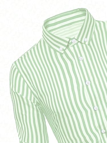 Image of TOPLOT Shirt for Men || Mens Casual Shirts || Full Sleeve || Regular Fit || Striped (5219)