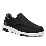 OrthoComfoot Womens Slip On Shoes for Plantar Fasciitis Pain Relief, Comfortable Orthopedic Sneakers