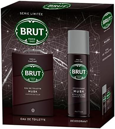 BRUT COFFRET DÉODORANT & EAU DE TOILETTE MUSK, BRUT, UNITÉ
