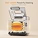 Gleedelish 2LB Bread Maker Machine, 13 in 1 Bread Machine with 3 Loaf Sizes and 3 Colors For Beginner, Breadmaker with Fruit & Nut Dispenser, Yogurt, Jam, 13 Hours Timer, Dough Maker, Easy to Clean