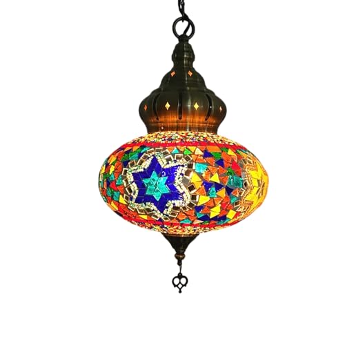 Lampe suspendue vintage turque pour ambiance chambre et couloir cosy
