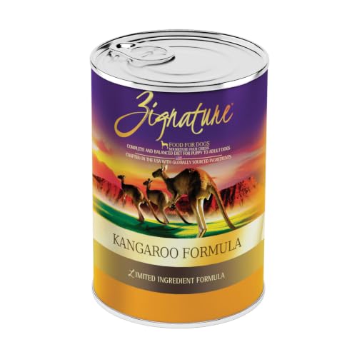 Zignature Kangaroo Canned Dog Food Formula 12/13oz