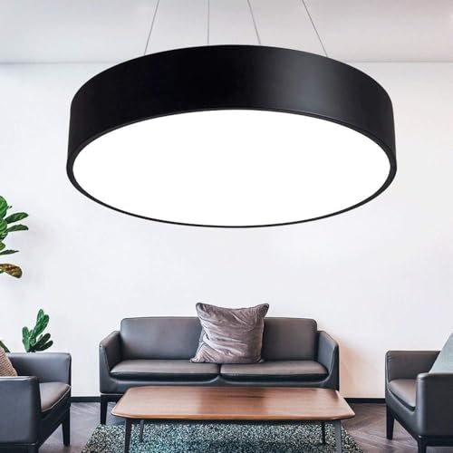 Plafonnier suspendu créatif avec suspension LED patch light ronde chic - 2
