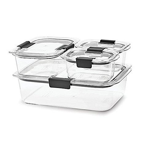 Rubbermaid Brilliance Food Storage Container (8-Piece Set) - //coolthings.us