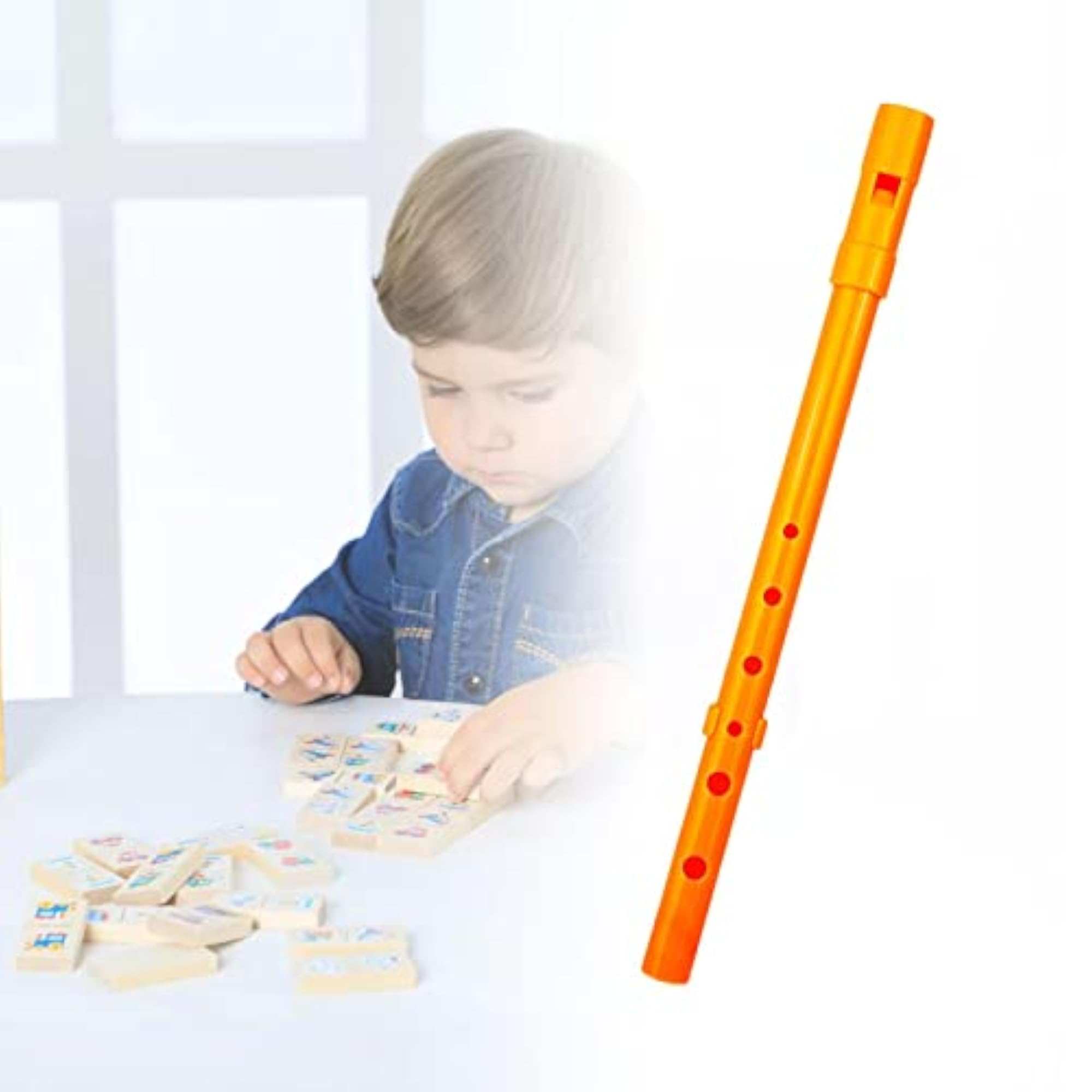 Portable Flute Whistling Instrument for Beginners, 6 Hole