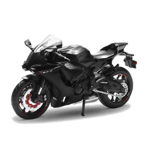 YINcrinx Modèle réduit de Moto en Aluminium YZFR1, échelle 1:12, édition réplique, Socle décoratif, Objet de Collection, Cadeau d'anniversaire