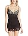 Cinema Etoile Women's Dahlia-Molded Cup Flocked Dot Babydoll Chemise